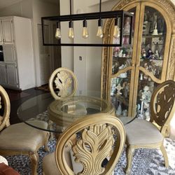 Table Chair And Hutch