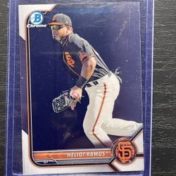 2022 Bowman Chrome Heliot Ramos Rookie Baseball Card #BCP-35