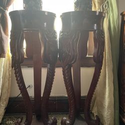 Cherry Wooden Side Tables