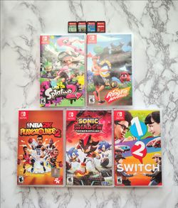 Nintendo switch games $15-$25 each Sonic, Splatoon and more!