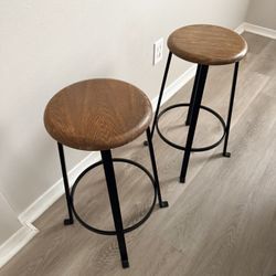 Round Bar Stool Stools for Kitchen, Dining Room