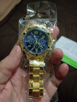 MENS GENEVA QUARTZ WATCH NEW