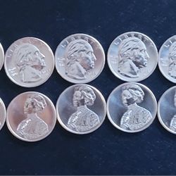 Lot Of 10 Jovita Idar Quarters, 2023-D, BU