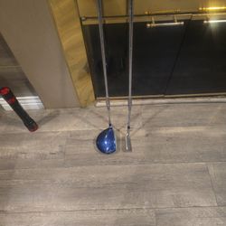 MEDICUS DUAL HINGE GOLF DRIVER  ,IRON #7 TRAINING CLUBS