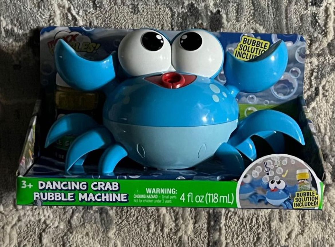 🆕 DANCING CRAB BUBBLE MACHINE