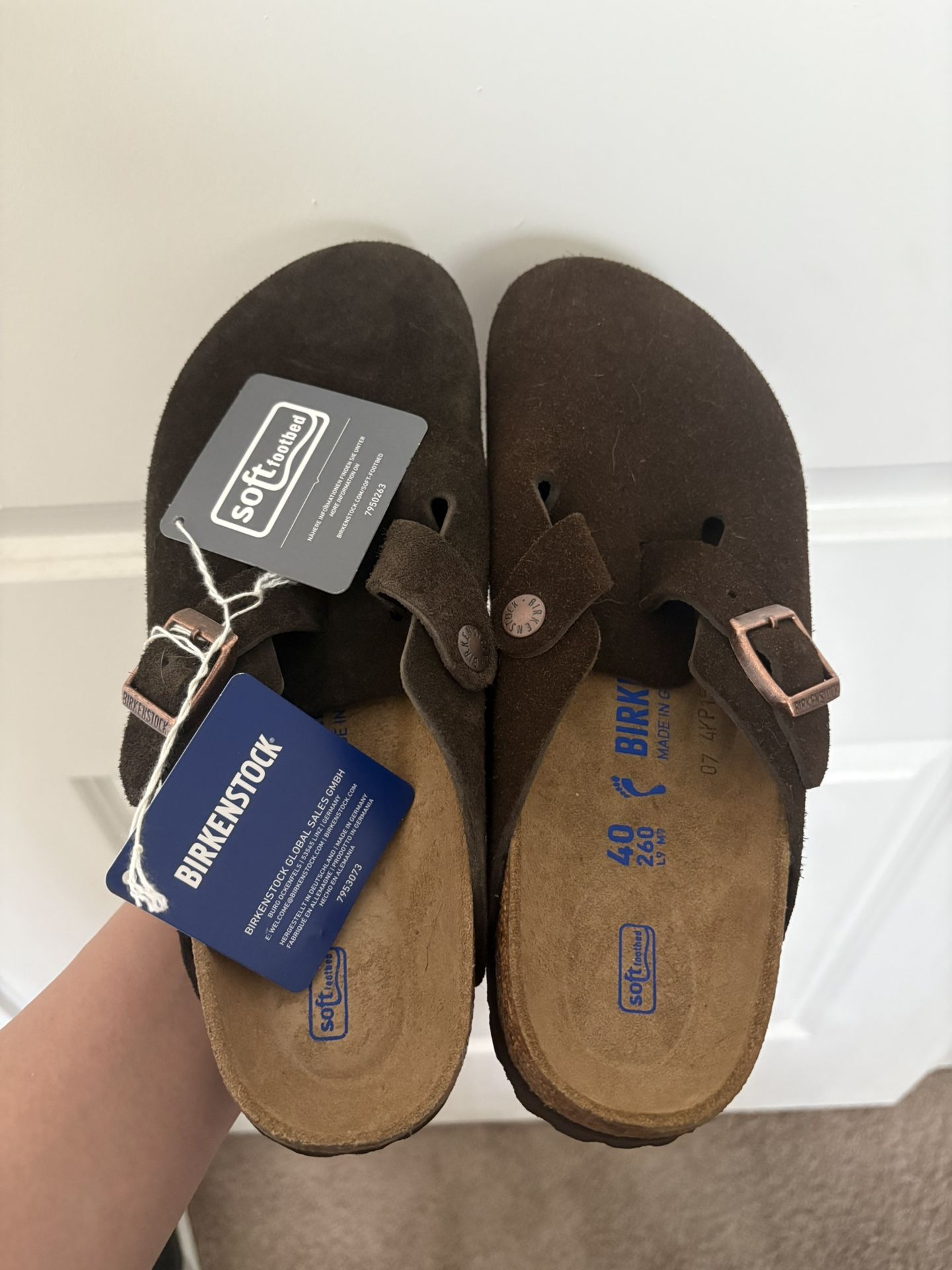 Boston Suede Birkenstock