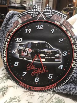 Dale Earnhardt clock with sound