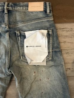 PURPLE Brand Jeans- P002 Vintage Spotted Indigo for Sale in