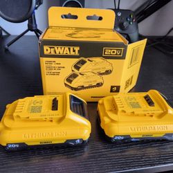 Dewalt 20V 4 AH Slim Batteries $60/Each