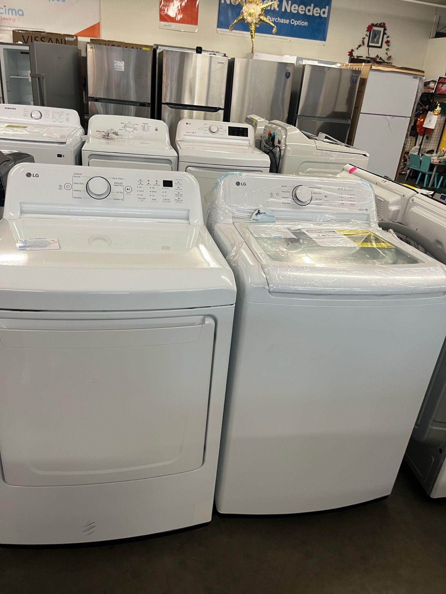 LG washer and dryer