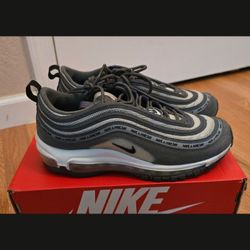 2019 AirMax 97 GS' 'HaveANike Day-DarkGrey' (Rare Find) - Size 6.5Y (Fits womens 8)

Good Condition, 