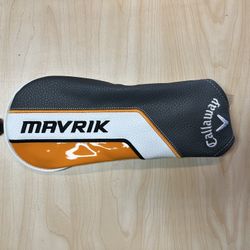 Callaway Mavrik Fairway Wood V2 Head cover Leather Multi Color With ID Tag