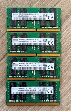 SK Hynix 16GB DDR4 2666MHz SO-DIMM RAM x4