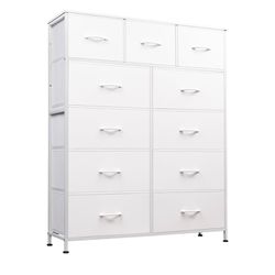 White 11 Pieces Dresser 