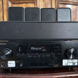 Pioneer VSX-822-K 5.1 Channel 140W Per Channel Receiver  With Speakers 