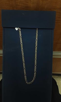 Figaro Chain - Yellow Gold 14k (.585) 17.5 grams 16 inch