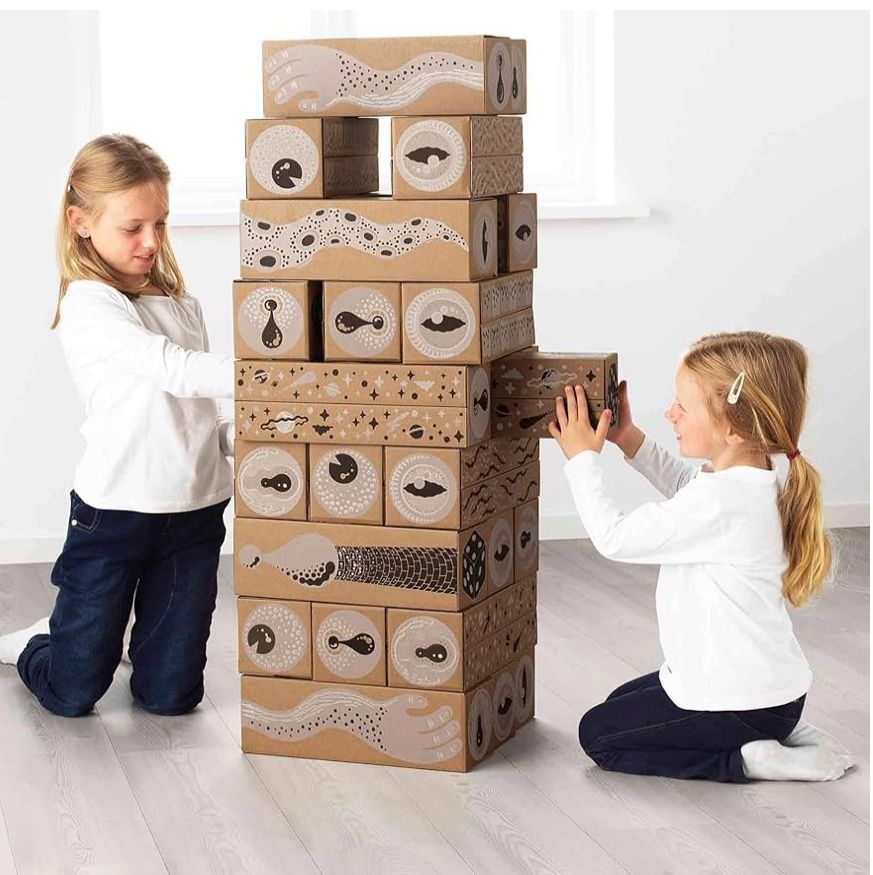 IKEA Jumbo Cardboard Jenga