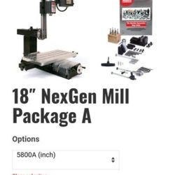 Sherline 18 Inch Mill New
