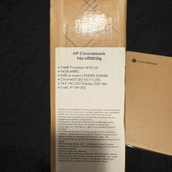 HP 14" Chromebook - Intel Processor - 4GB RAM - 64GB Flash Storage - Silver (14a-nf0002tg)