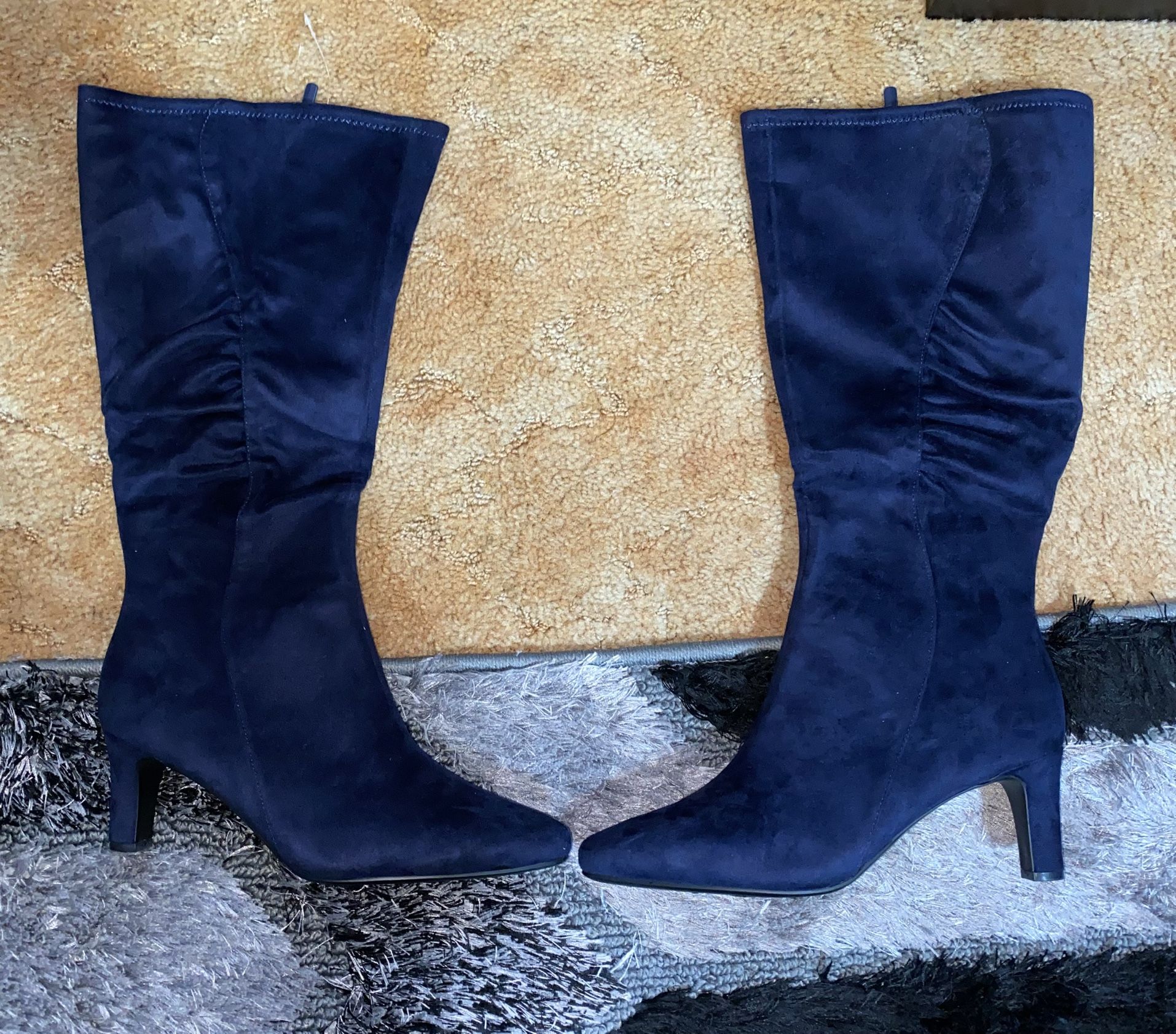 Navy Blue Boots