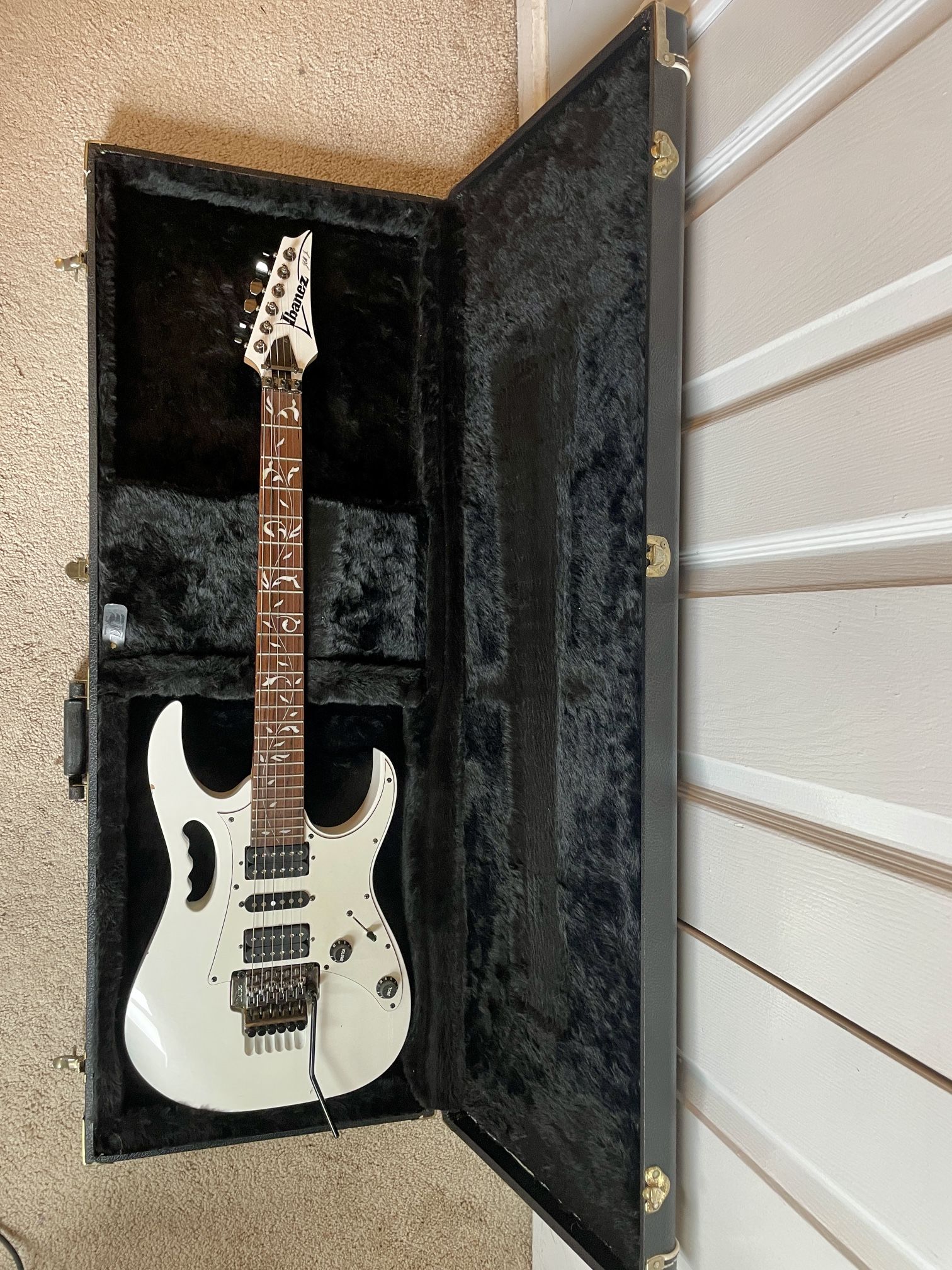 Ibanez Jem JR guitar with hardcase