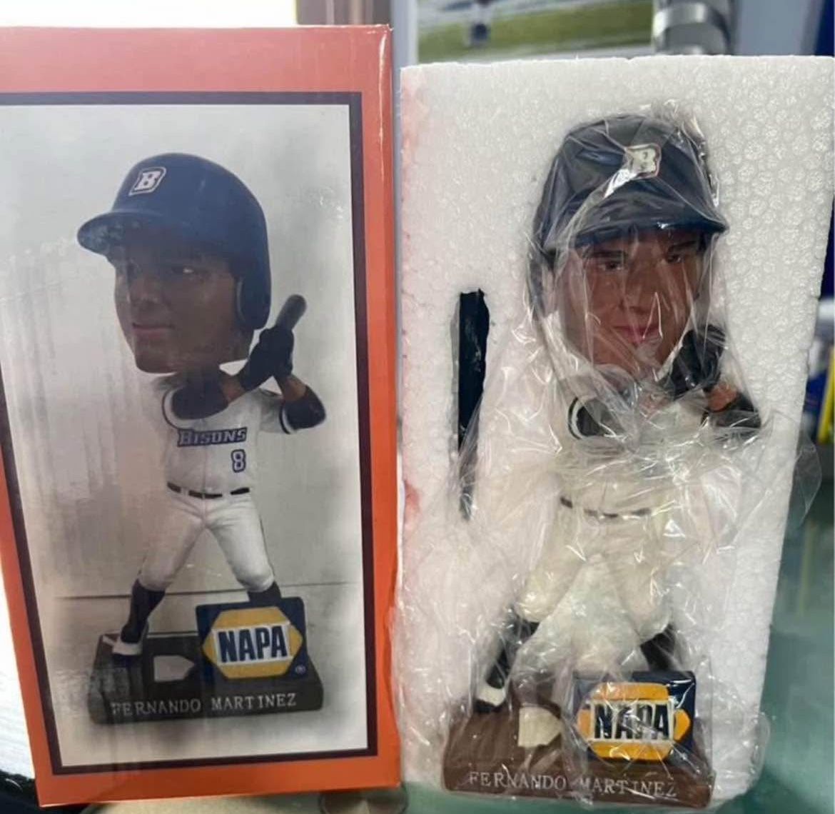 Fernando Martinez Buffalo Bisons Bobble Head NAPA SGA New York Mets New In Box