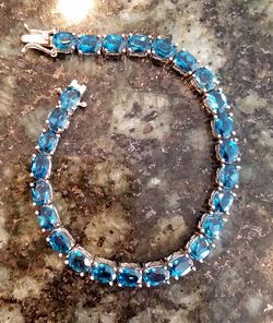 London Blue Topaz w/Ruby