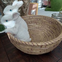 Bunny Bowl Decor