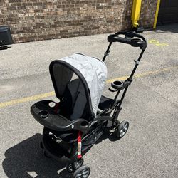 Baby Trend Sit N' Stand Ultra Tandem Stroller, Phantom Used 