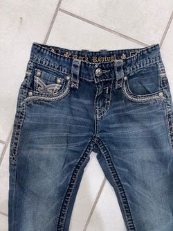 Men’s Rock Revival Jeans- Size 27x28- Slim Boot- VERY GOOD CONDITION!
