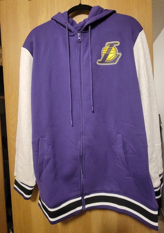 Lakers zip-up hoodie BNWT