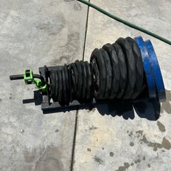 weight set /rolling rack