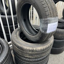 235/60/17 Hankook #4 Used Tires With Over 90% Mount & Balance // Set De 4 Llantas Hankook Como Nuevas Ya Instaladas Y Balanceadas