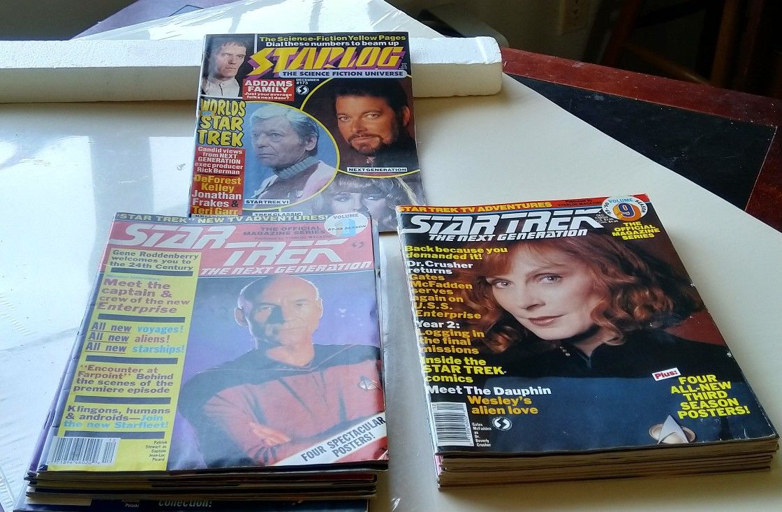 20 ISSUES STAR TREK NEXT GENERATION MAGAZINES