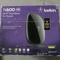 Belkin N600 Wi-Fi Dual Band N+ Router 300 MPS. New In Box