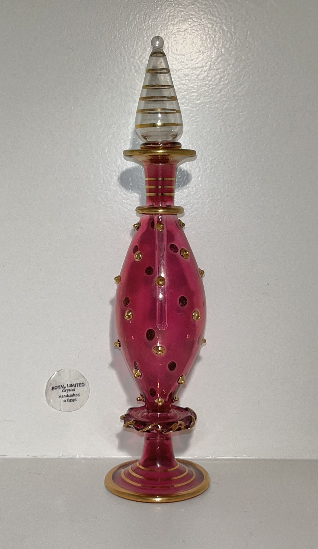 Handcrafted Egyptian Vintage Perfume Bottle 