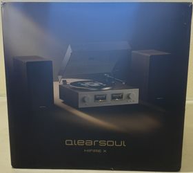 Hifire X Vinyl Record Player, Audiophile Hifi Turntables System with 100W Bookshelf Speakers
