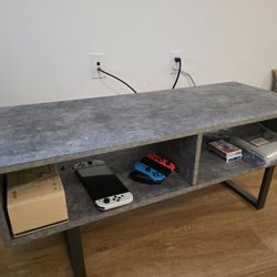 Textured TV Table