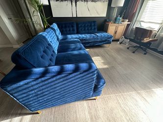 Velvet Sectional