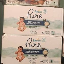 Pampers Pure/$25 Each (Cada Caja)