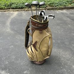 Golf Clubs And Golf Bag 