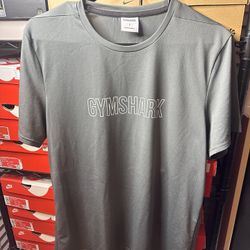 Gymshark tee shirt grey worn once size large 