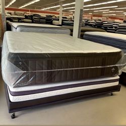Queen Size Mattress Stearns & Foster LUX ESTATE Moore Pillow Top 14” Inches Thick New From Factory Same Day Delivery 🚚