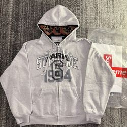 Grey Supreme X Maison Margiela Zip-Up