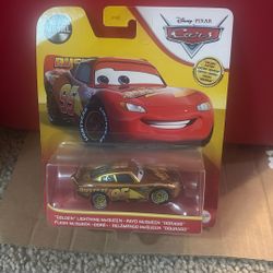 Hot Wheels  Golden Lightning  Mcqueen