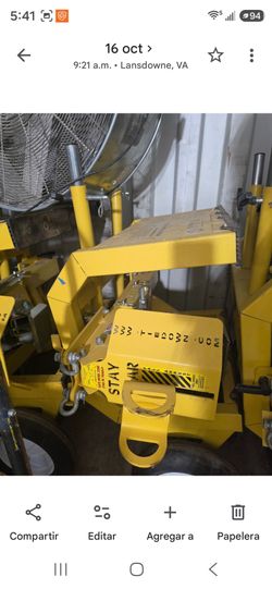 Penetrator 2+2 fall protection cart