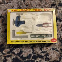 Vintage Diecast tool set by Lintoy item number 4506