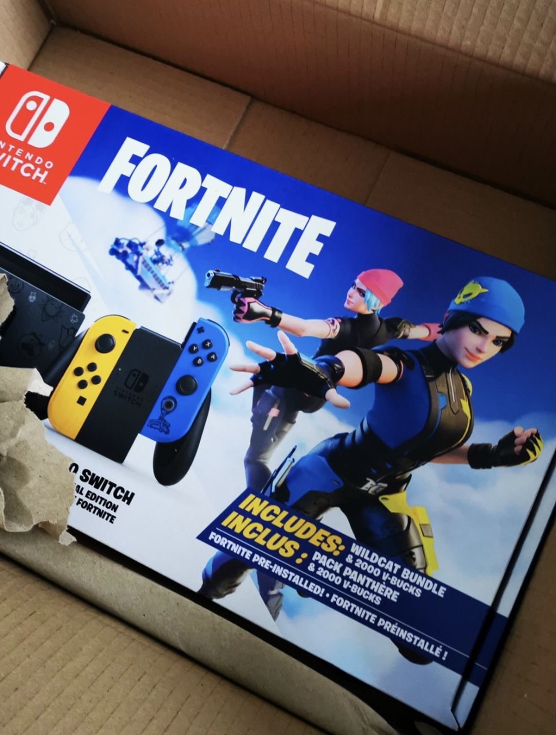 NEW Fortnite Wildcat Bundle Code & 2000 V-Bucks Can Do With Nintendo Switch For $350 Or Code Only For $130
