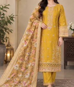 Branded cotton embroidery dress