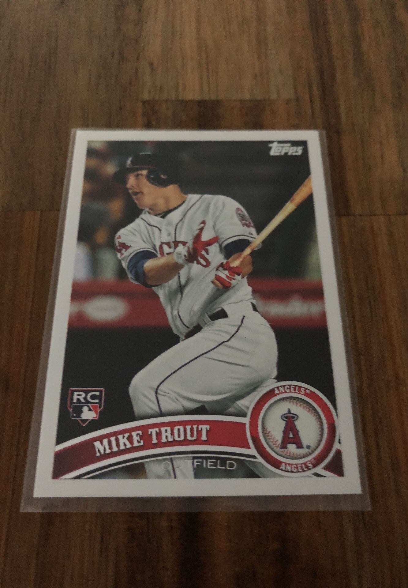 Mike trout Rookie Card 2011 Topps Update